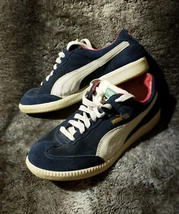 Puma DAMEN WILDLEDER CLASSIC COURT LOW-TOP SNEAKER SCHUHE Größe 5,5 UK 3 EU 35,5 - Bild 1 von 7