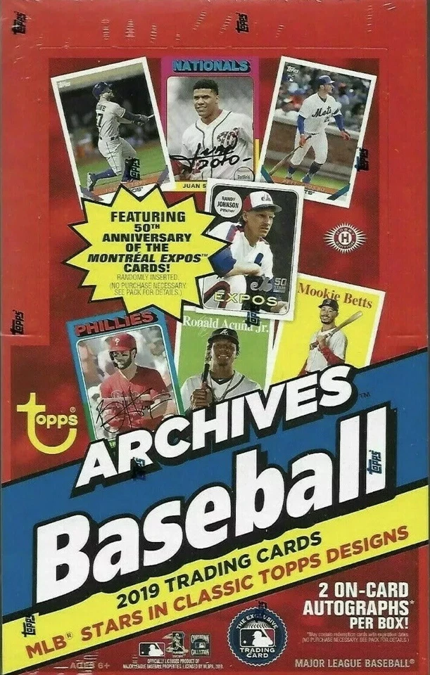 2019 TOPPS ARCHIVES BASEBALL, YOU PICK, COMPLETE YOUR SET, MINT, 1-330, SP - Image 1 of 1