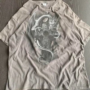 T-Shirt Insane Mythic Dragon Affliction Cross - Bild 1 von 4