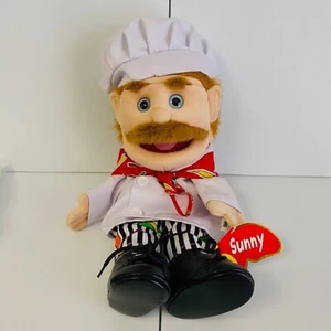 Sunny Toys 14" Dad With Mustache Chef Glove Puppet Muppet GL1305 - Picture 1 of 7