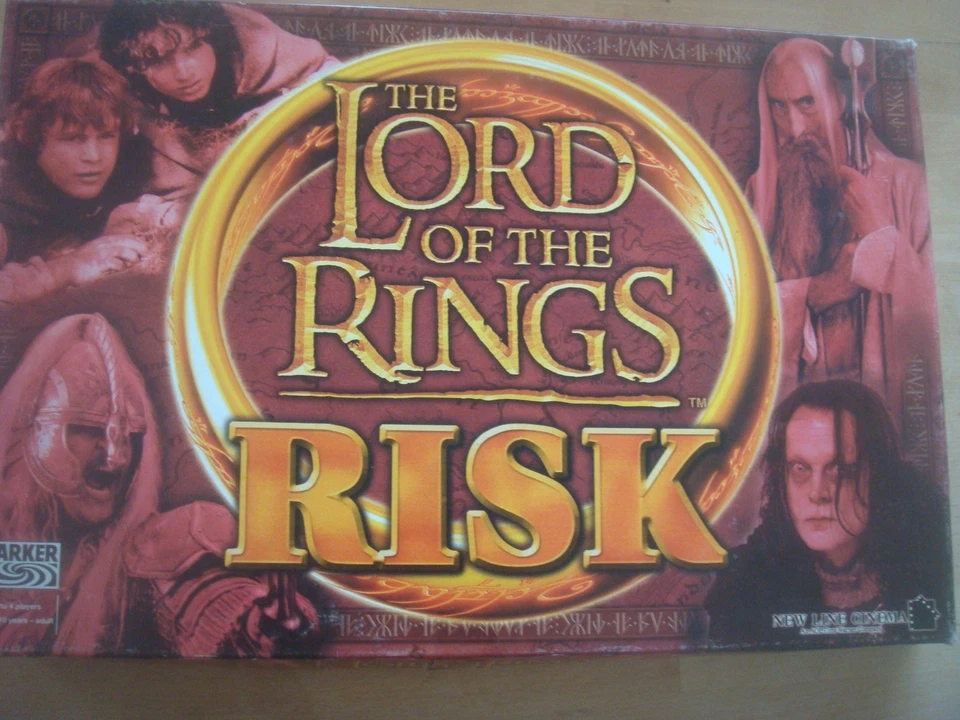 Parker Lord Of The Rings LOTR Risk Spare Parts Pieces Instructions Etc Foto 1 de 1