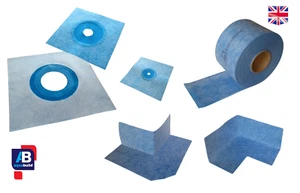 Sealing Joints Waterproof Tanking Tape Genuine Aqua Build Shower Wet Room System - Picture 1 of 20