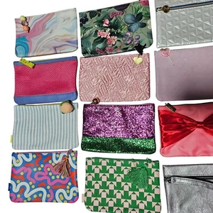 Ipsy Glam Bags Makeup Cosmetics Assorted Lot of 21 Travel Clutch 2 Drawstring - Picture 1 of 5