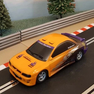 Scalextric 1:32 Car - Orange / Purple Subaru Impreza WRC Street Machine #S - Picture 1 of 1