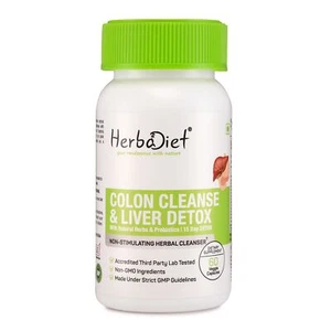 Colon Cleanse Detox Probiotic Weight Loss Slimming Diet Pills Fat Burn Capsules - Picture 1 of 4