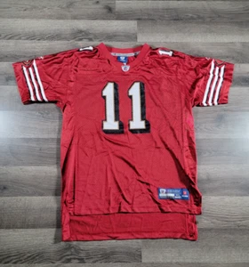 VTG San Francisco 49ers Jersey Youth Size XL Alex Smith #11 Red Reebok Y2K Red - Picture 1 of 11