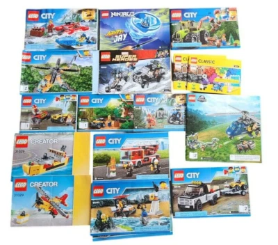 Lego City and Other Instruction Books - Books Only Lot - Image 1 of 4