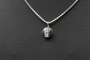 Halskette/Collier Damen 585er Weißgold mit Brillanten ca. 0,15ct. L. 440 mm - Picture 1 of 6