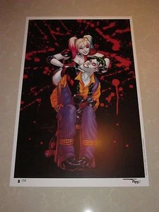 ECCC HARLEY QUINN 2017 arte impreso artístico de Amanda Connor y Alex Sinclair 11x17 - Imagen 1 de 1