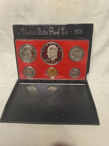1978-S US MINT PROOF SET 6 COIN SET OGP NR AUCTION - Picture 1 of 2