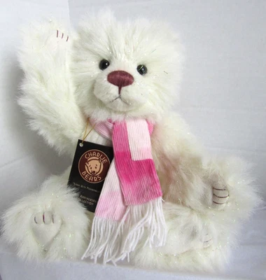Charlie Bears 12" ANIVERSARIO CAROL Winter Bear 2015 Colección Isabelle Lee Foto 1 de 4