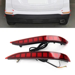 Parachoques trasero intermitente luz de freno lente roja para Chevrolet Equinox 2017-2024 - Imagen 1 de 17