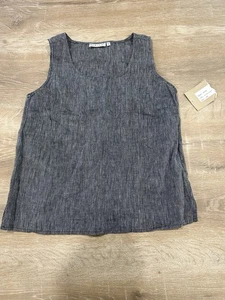 Habitat Women XS 100% Linen Sleeveless Chatham Stripe NWT!!! - Picture 1 of 10