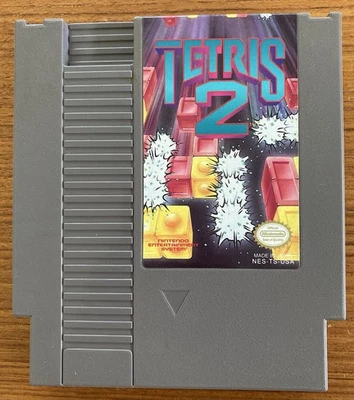 NES ~ TETRIS 2 ~ Nintendo Game 3 Screw NES-TS-USA Game Cart Only NTSC - Image 1 of 4