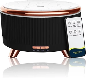 AromaGlow 500ML Diffuser – Cool Mist Humidifier + Remote, LED Lights & Auto Shut - Picture 1 of 12