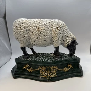 Vintage Gusseisen Schaf Türstopper - 10" lang x 7 1/2" hoch (004) - Bild 1 von 5