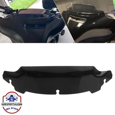 Black 4.5" Windshield Windscreen For Harley Davidson Electra Street Glide 14-up - Image 1 of 4