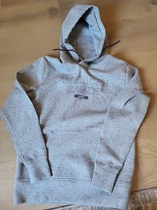 Neu ohne Etikett American Eagle Herren Hoodie Sweatshirt grau meliert XS - Bild 1 von 5