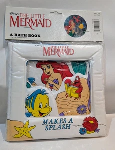 Vintage Disney The Little Mermaid Makes A Splash Bath Book Collectors Item 1993 - Picture 1 of 6