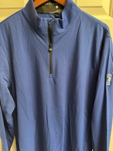 Men’s GREYSON TATE MOCKNECK 1/4 Zip, L, Iona Blue, Excellent 🔥 - Picture 1 of 1