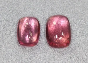 1.08 Cts " 100 % Natural Mozambique Pink Tourmaline " Ring Sizes Cab - Foto 1 di 1