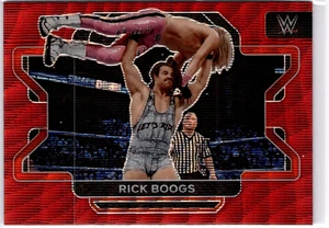 Rick Boggs 2022 Panini Prizm WWE Red Wave Prizm #10 WWE Smackdown - Picture 1 of 2
