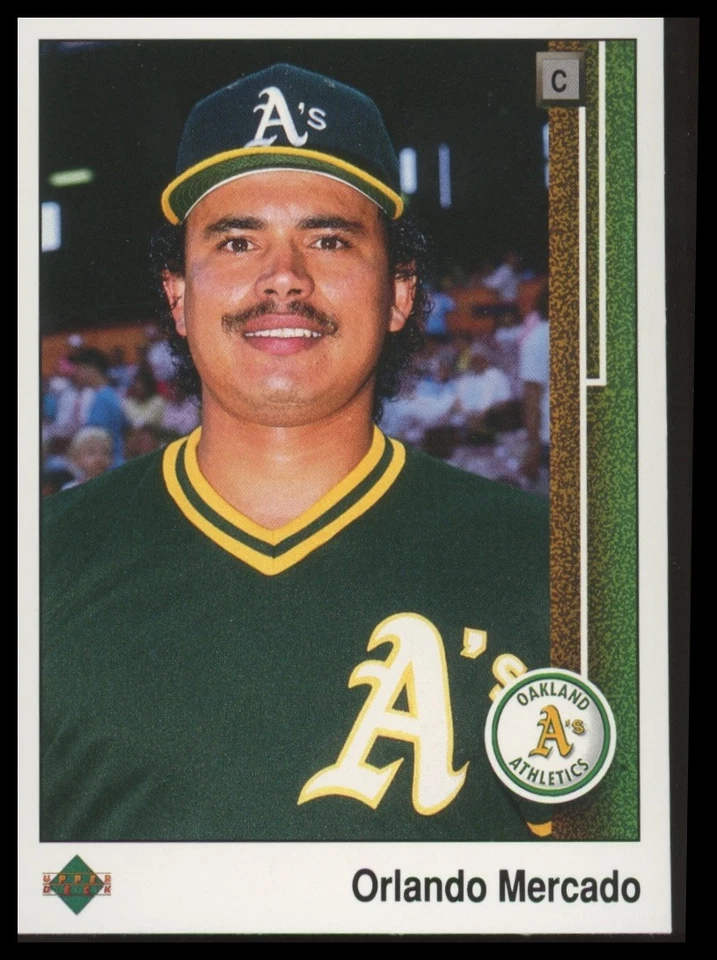 1989 Upper Deck #624 Orlando Mercado Oakland Athletics - Image 1 of 1