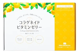 Nitta Gelatine Collagenaid Vitamin Gelee, Yuzu Zitronengeschmack (20g x 15 Flaschen) -_ - Bild 1 von 8