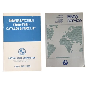 Lista de precios de piezas de repuesto vintage BMW Motorcycle Parts Catalog Service Directory - Imagen 1 de 9