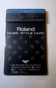 ROLAND MUSIC STYLE CARD TN-SC2-03 COUNTRY - Picture 1 of 5