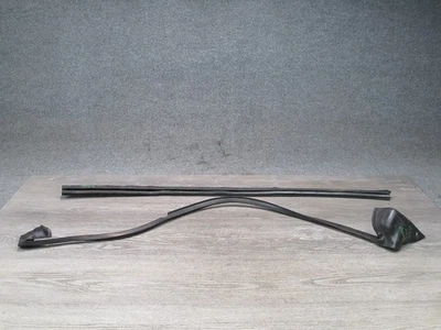 96-02 BMW E36/7 Z3 ROADSTER CONJUNTO DE 2 SELOS DE TIRA DE INTEMPÉRIES DE PORTA DE MOTORISTA ESQUERDA FABRICANTE DE EQUIPAMENTO ORIGINAL - Imagem 1 de 4