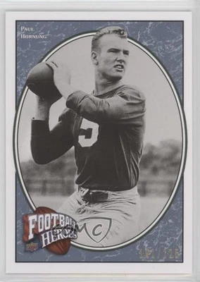 2008 Upper Deck Football Heroes Legendary Blue /125 Paul Hornung #223 HOF - Image 1 of 2