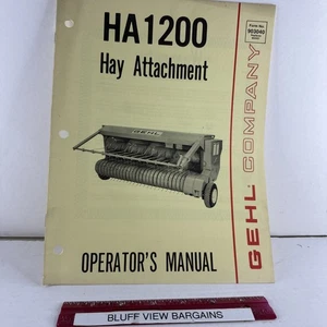 Gehl HA 1200 Hay Attachment Operators Manual - Picture 1 of 3