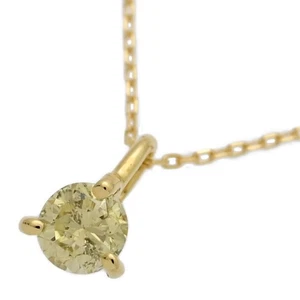 0.25ct Diamond Necklace Pendant / 18K Yellow Gold / 750-0.9g - Picture 1 of 10