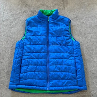 Pacific Trail Blue Green Puffer Vest Full Zip Outdoor Hiking Layer Men’s Size M - Image 1 of 4