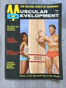 MUSCULAR DEVELOPMENT Bodybuilding Magazine LARRY SCOTT MARCH 1970 VOL 7 ISSUE 3 - Picture 1 of 24