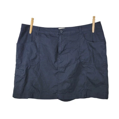 Falda corta St Johns Bay talla grande 18W 18 negros bolsillos laterales informal  Foto 1 de 4