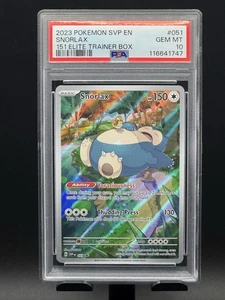 PSA 10 Snorlax 051 ETB Black Star Promo 2023 Pokémon SVP 151 - Bild 1 von 3