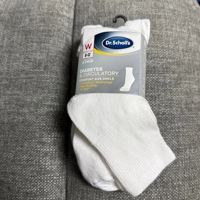 Dr.scholls Women's Diabetes And Circulatory Crew 4 Pack Of Socks 8-12 - Image 1 of 4