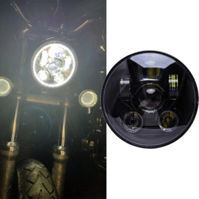 Светодиодная фара 5,75 дюйма для Harley Davidson Sportster 84 XL 1200 883 XL1200C XL1200X - Изображение 1 из 4