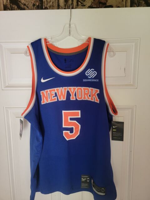 30113 Nike NEW YORK KNICKS Team Issued Authentic Long Sleeves Warm Up Shirt  NEW