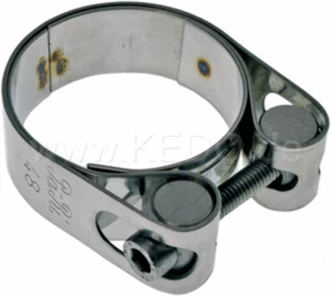 Stainless Exhaust Clamp 48-54mm Heavy Duty, TT500 XT500 - Picture 1 of 1