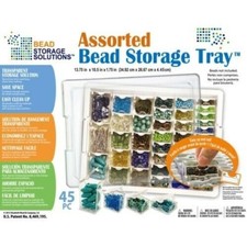 Elizabeth Ward Bead Storage Solutions 45 Piece Tiny Craft Supplies Organizer