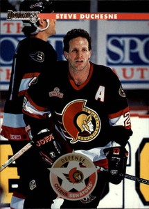 1996-97 Donruss Senators Hockey Card #182 Steve Duchesne