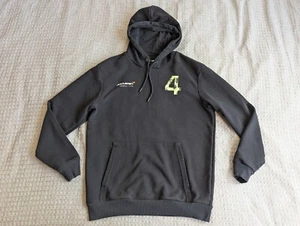 McLaren Felpa con Cappuccio Uomo Medium Nera Formula 1 LD4 Lando Norris Double Sided F1 - Foto 1 di 15