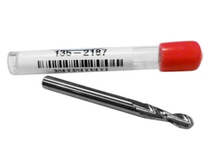 3/16 (0,1875") 2 Flöte Hartmetall Kugelschaftfräser kostenloser Versand 135-2187 - Bild 1 von 1