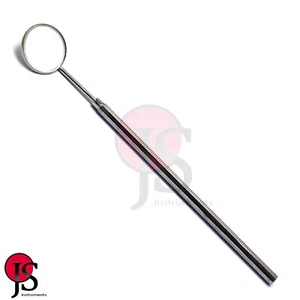 Dental Mouth Mirror  With Handle Teeth Diagnostic Inspection Hygiene Dentist Lab - Picture 1 of 2
