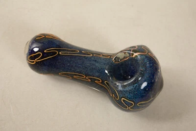 New Hand Blown Glass Tobacco Smoking Pipe (B7C/JSF6) Head Shop - Image 1 of 4