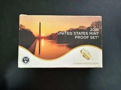 2015 UNITED STATES MINT PROOF SET in BOX with COA San Francisco - 14 COIN SET - Image 1 of 4