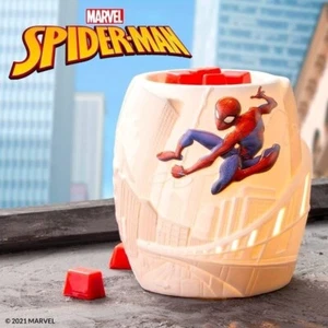 Marvel Spider-man Scentsy Warmer NEW in box & Marvel: Nine Realms wax bar-DISNEY - Picture 1 of 8